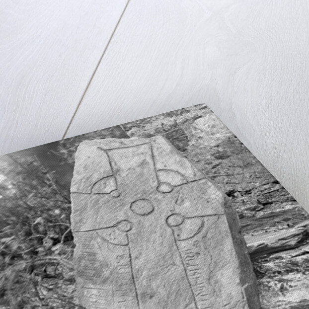 Runic Cross Onchan (Thurith's Cross), Isle of Man by George Bellett Cowen